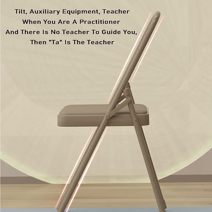 Yoga Chair,Thickened Auxiliary with Lumbar Support,It is Easier,for Home Office Dining Indoor Outdoor(Color2)