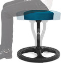 ADHD Chair for Kids, Yoga Chairs for Adults, Wobble Stool Active Flexible Seating Desk Chair with Non-Slip Base and Washable Seat Cover for Stability, Balance, Yoga, Office, School, Classroom