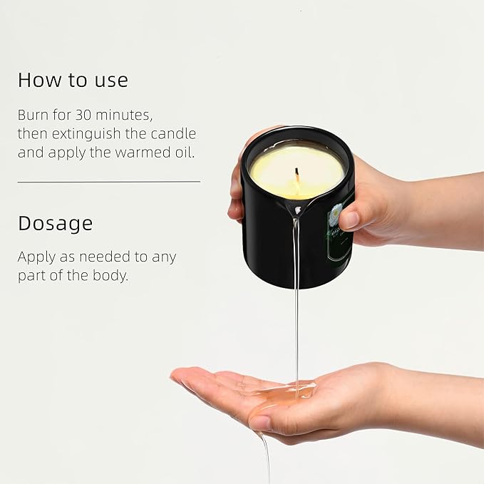 MELONY Massage Candle | Gentle Softening for Nourished, Hydrated, Balanced Skin | 230 g / 8.1 oz (Camellia)