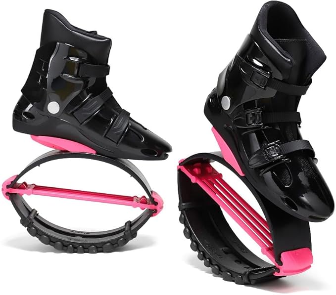 Kangaroo Jump Shoes for Women & Men – Adult Moon Shoes with 4 Springs, Low-Impact Fitness Jumping Boots for Exercise, Weight Loss, Cardio