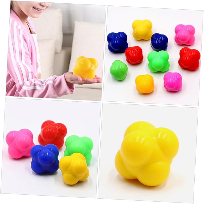 Hexagonal Agility Training Ball Durable Exercise Ball for Fitness Coordination and Reaction Training for