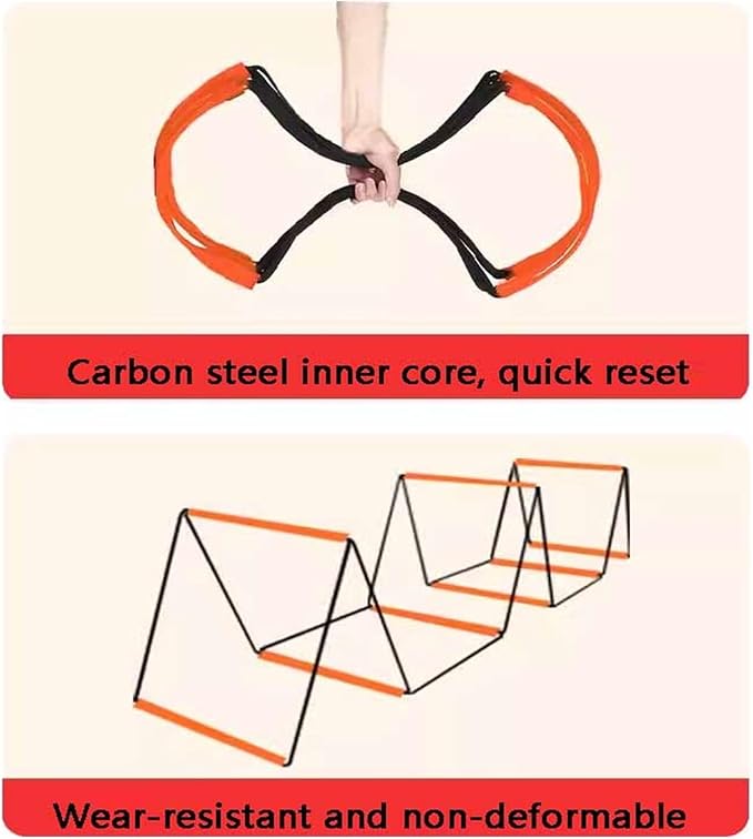Lightweight Speed Training Hurdles, Obstacle Training Sports, Portable Track Hurdles，Comes with Storage Bag