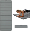 Extra Thick Foldable Yoga Mat (10mm), SGS Certified TPE, Non-Slip & No Smell, 12-Fold Design for Ultra Portability And Easy Storage | for Yoga, Gym, Pilates, and Home Workouts, 76" x 26"