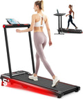 Walking Pad Treadmill, Anylife Incline Walking Pads Under Desk 330lb Capacity, 2.5HP Portable Treadmills for Home, Compact Treadmill Small Running Pad with LED Display, Remote Control
