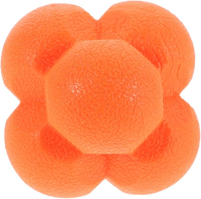 GALPADA Hexagonal Reaction Ball for Reflex Training Enhance Hand Eye Coordination with Sports Reaction Ball for Goalkeeper Basketball Practice Durable TPR Material for Group