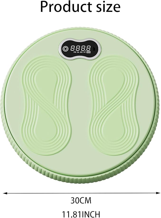 Twist Board with Electronic Display for Ab Exercise Waist Twist Board with Enlarged chassis and Anti Slip Texture