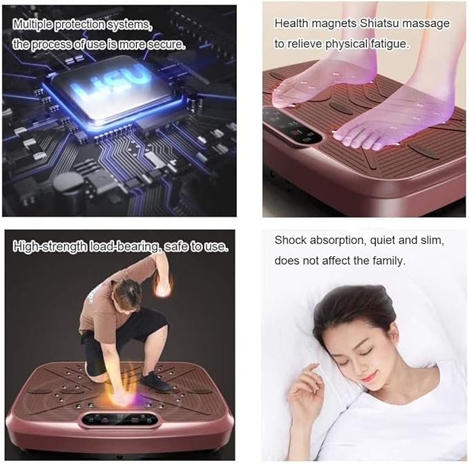 Vibration Platform Machine,Vibration Board,Home Gym,Whole Body Shaker Exercise Machine,User Weight 440lbs,for Indoor Workout