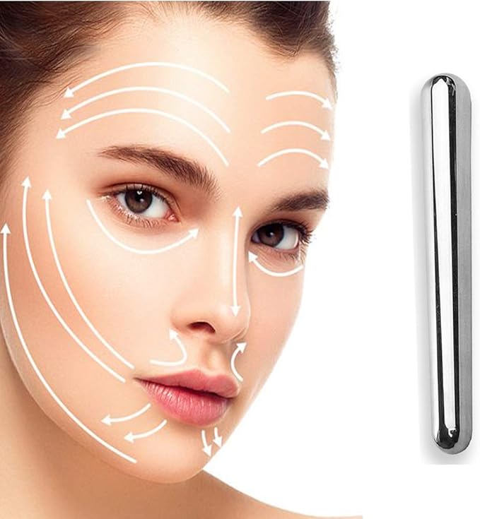 Stainless Steel Face Massage Therapy Stick-Guasha Massage Wand-Acupressure Massage Tools for Deep Tissue,Soft Tissue Myofascial Release Relief Pain (1)