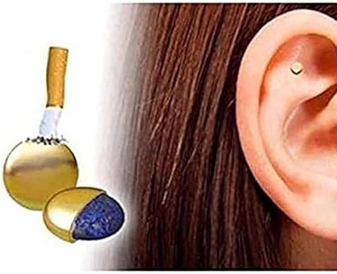 2PCS Magnetic Therapy Quit Stop Smoking Smoke Magnet Magnetic Therapy Ear Auricular Loss Weight Acupressure for Women Men