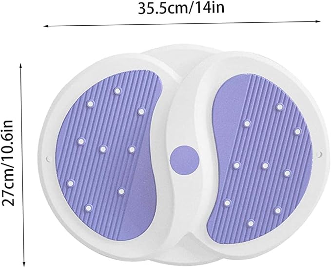 Waist Twist Disc, Twist Board Waist Trainer Twisting Disc Exercise Fitness Exercise Equipment Purple