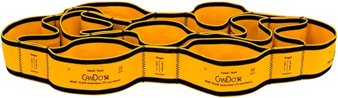 CanDo Multi-Grip Exerciser Plus, 6 Foot Exerciser, 9 Loops,