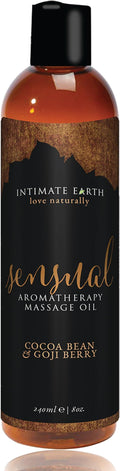 Intimate Earth Sensual Massage Oil, 8 Ounce