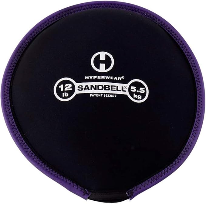 Hyperwear SandBell® Soft Sandbag Weight – Pre-Filled (12 lb – Violet)