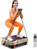 Vibration Plate Exercise Machine,Vibration Plate for Lymphatic Drainage Power Vibration Plate Machine Support 450 Lbs 250 Adjustable Speeds,Vibrating Plate Shake Plate Weight Loss