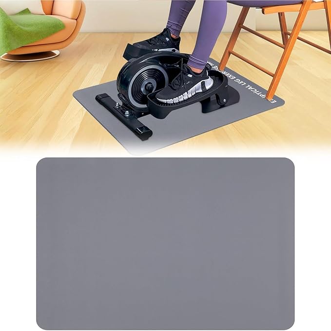Exercise Bike Trainer Mat, Exercise Equipment Protective Floor Mat for Under Stationary Bike, Spin Bike, Fitness Equipment