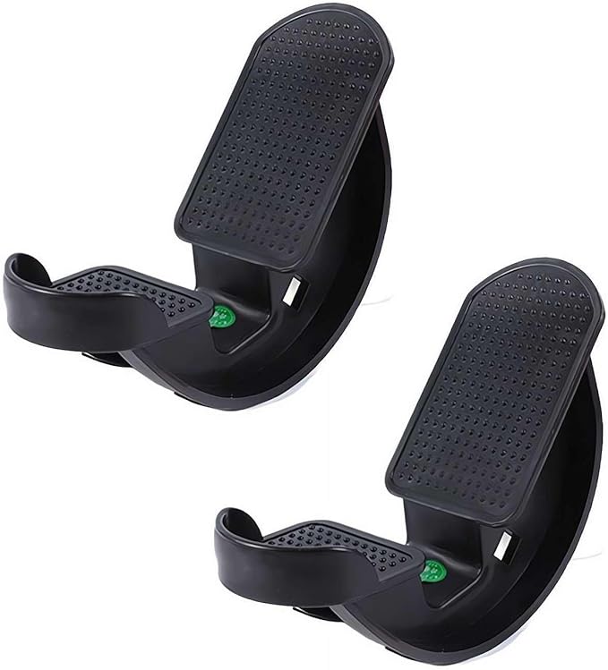 2 Pcs Portable Foot Rocker Calf Stretcher – Blue Plantar Fasciitis Relief Device, Under-Desk Home Office Fitness Stretching Equipment for Ankle Pain Recovery & Flexibility Improvement