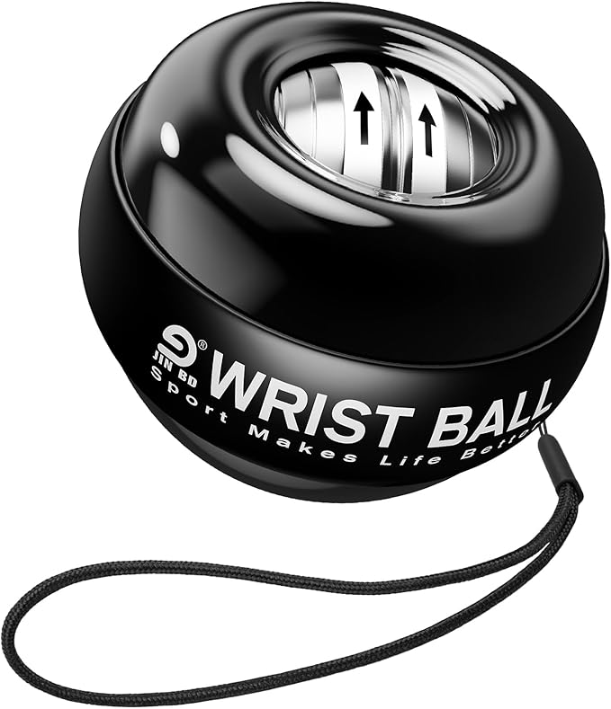 Wrist Trainer Ball Auto-Start Gyroscopic Forearm Exerciser Gyro Ball for Strengthen Arms, Fingers, Grip and Muscles
