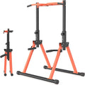 Pull Up Dip Station For Home Gym Strength Training Fitness Workout Station Chin-Ups Push-Ups Pull-Ups Dip-Ups 330LBS T055CDC