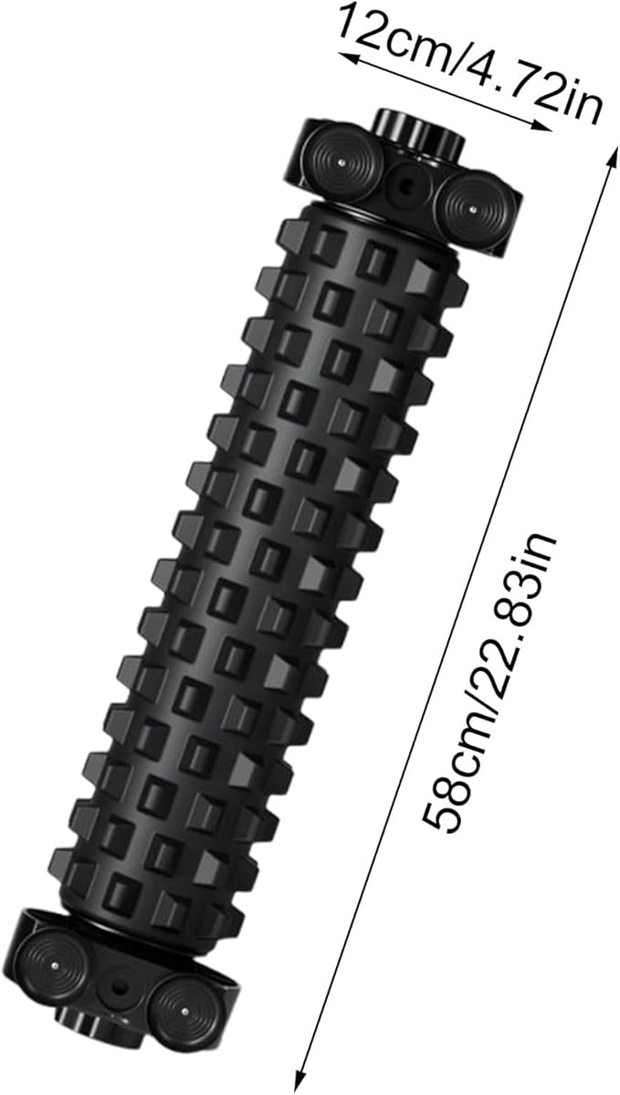 Foam Leg Roller - Deep Stretch Massage | Body Roller for Exercises with and Support for Home Gym, Yoga, Pilates, Physical Training, Postd Recovery