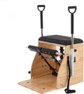Professional Pilates Split Pedal Stability Chair with Handles Versatile Pilates Combo Chair for Home & Studio, Reformer Machine for Total Body Workout