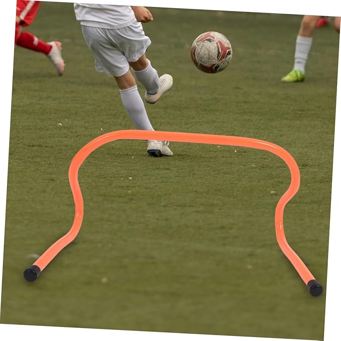 POPETPOP 4Pcs Plastic Training Hurdles Durable Agility Hurdles for Speed Training Professional Sports Track Hurdles for Football Training and Core Strength Exercises