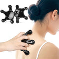Trigger Point Massage Tools, 2 Pcs 5 Point Deep Tissue Manual Massager Handheld Body Massagers, Handheld Palm Pressure Point Massage Tool for Neck Shoulder Back Muscle Pain Relief (Black)