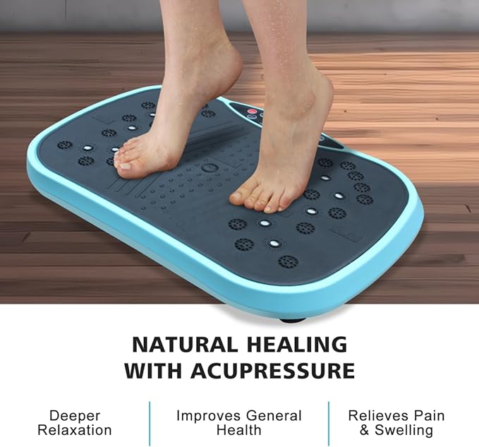 Vibration Platform Machines Plate Exercise Machine Whole Body Workout Vibration Fitness Platform, Home Training Equipment for Weight Loss & Toning