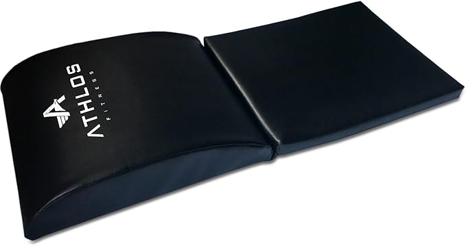 Ab Mat with Tailbone Protector - Ab Mats for Sit Ups - Ab Workout Mat - Full Range of Motion Ab Trainer