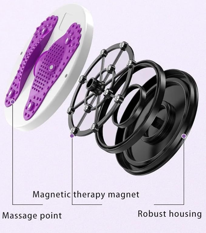 Waist Twisting Disc Unisex Waist Trainer Abdominal Exercise Foot Massage Plate Workout Home Gym Body Building Weight Loss Fitness Equipment