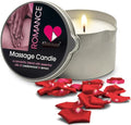 LOVE PLAY Massage Oil Candle for Home SPA - Vegan Moisturizing Body Oil Candle for Pure Relaxation - Hydrating Skin Care Massage Oils with Essential Oils (6.76oz)