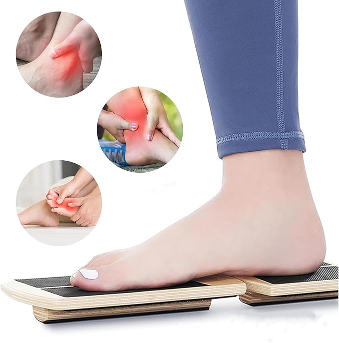 Wooden Foot Stretcher, One-Legged Balance Trainer, Ballet Balance Board, Wooden Ankle And Foot Strengthening Balance Board