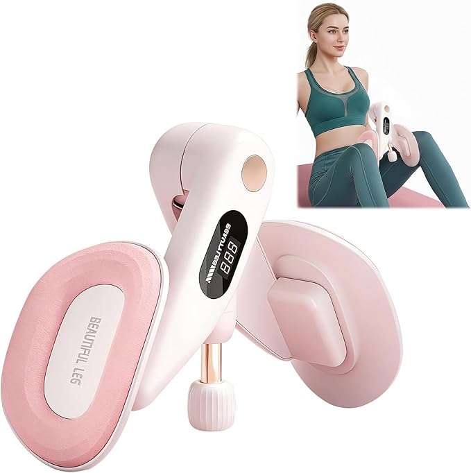 Umex Thigh Master for Women, Pelvic Floor Trainer - 360° Adjustable Kegel Exercise Device with LED Display, Postpartum Recovery Equipment for Home Use