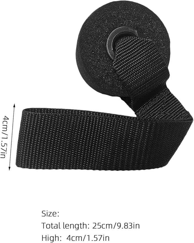 YARNOW 5pcs Resistance Bands Door Anchor Straps Black Portable Fitness Band Door Clip for Home Workout and Strength Training Equipment Attachments