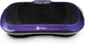 LifePro Vibration Plate Exercise Machine Purple- Whole Body Workout Vibration Fitness Platform w/ Loop Bands - Home Training Equipment - Remote, Balance Straps, Videos & Manual (Renewed)