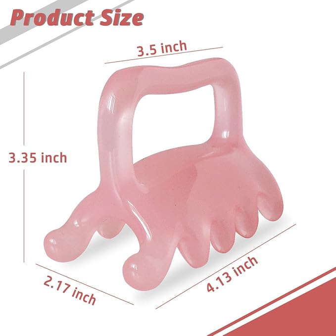 Large Fascia Massage Blaster Tool for Cellulite, Myofascial Release, Muscle Knots, Trigger Points, Cellulite Massager Tool for Body Tension Relief Promote Lymphatic Circulation Pink
