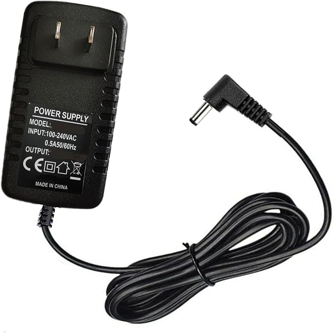 Generic (5ft) AC DC Adapter Compatible Replacement for Xterra Fitness DRE-40, DRE 40, DRE40 (NOT fit Other Models) Elliptical Trainer Power Supply Charger Cord Charging Cable Adaptor Mains Wire