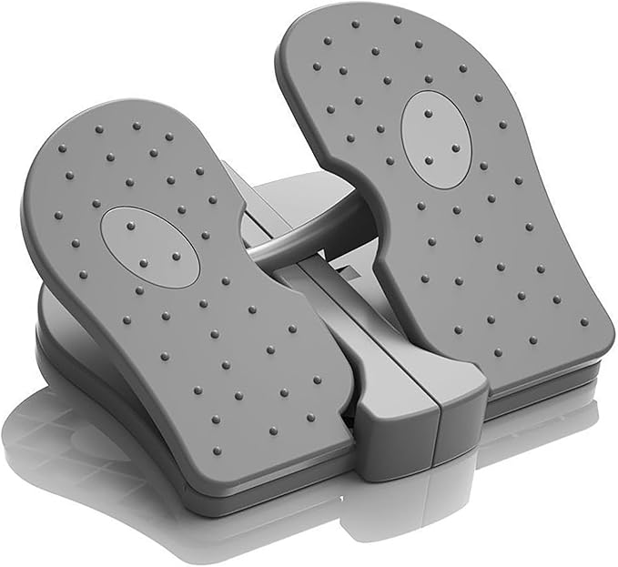 Compact Foot Stepper Machine, Quiet Folding Leg Workout Trainer, Anti Slip Mini Stepper Trainer, Reinforced Nylon Material, Lightweight Office Home Exercise Equipment, Convex