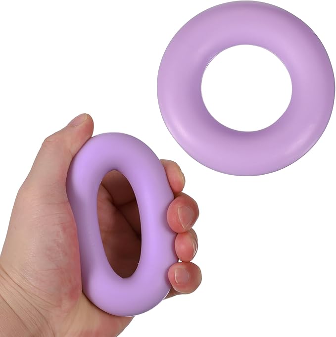 Grip Strength Trainer Rings, Portable Hand Grip Strengthener Finger Forearm Strengthener - Fitting for (Athletes/Rock Climbing/Workout/Fitness)
