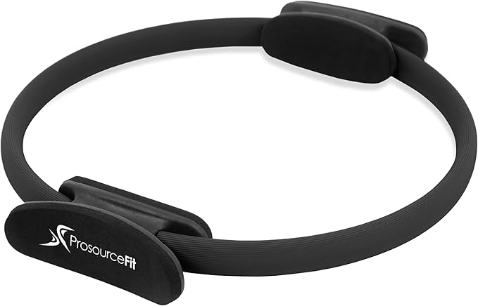 The ProsourceFit Resistance Ring enhances Pilates Workouts with Light Resistance to Help Tone and Strengthen Your Entire core and Body