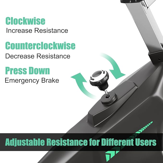 Goplus Indoor Cycling Bike, Stationary Exercise Bike Workout Bike with Device Holders, LCD Monitor, Adjustable Resistance & Seat & Handle, Simulated Swing Design, Suitable for Gym Home Cardio Training