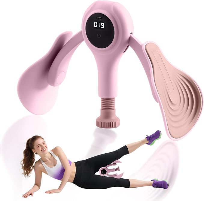 Trainer Kegel Exerciser - Pelvic Floor Exercise Device for Women，Thigh Workout Equipment with Smart Counter, Adjustable Resistance 1-18kg (40lbs)，Adjustable Resistance for Targeted Training