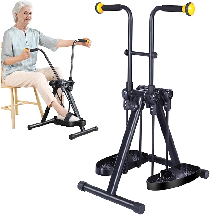 Arm and Leg Exercise Pedal Machine for Seniors, Seated Rehabilitation Bike for Physical Therapy, Elderly Stroke Recovery & Mobility Training Equipment