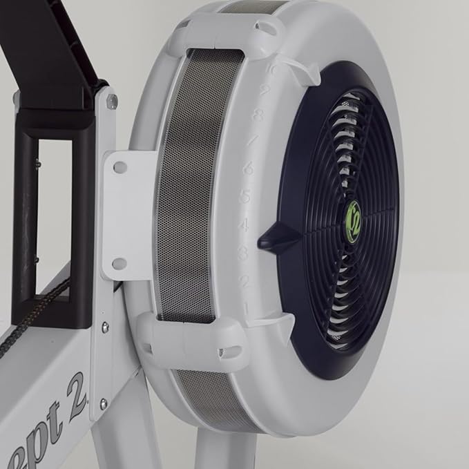 Concept2 RowErg Indoor Rowing Machine - PM5 Monitor, Device Holder, Adjustable Air Resistance, Easy Storage with FitXion Seat Cushion