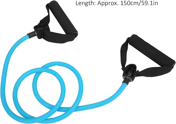 Alomejor Yoga Talling Rope Trale Strength Training Equipment, for Pilates and Stilling Exercises, Latex, 150 Cm