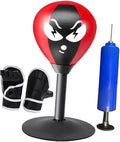 Boxing Reaction Ball Sports Reflex Bag Boxing Equipment, Professional Boxing Speed Ball with Stand for Workout Home Gym MMA, WithHalfFingerGloves