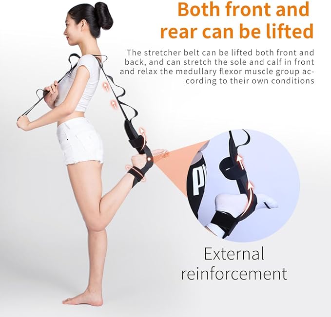 Laway Stretching Strap,Ankle Ligament Stretcher Belt,Elastic Exercise Bands,Leg Stretching Strap,Foot Stretch Assist for Hamstring,Stretch Bands for Exercise and Flexibility,Leg Stretching Strap
