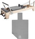 Non-Slip Pilates Reformer Mat, 2mm Thick Pilates Reformer Machine Cover Mat, 39" x 24" Foldable Washable Absorb Sweat Accessory for Home, Studio, Gym Fitness