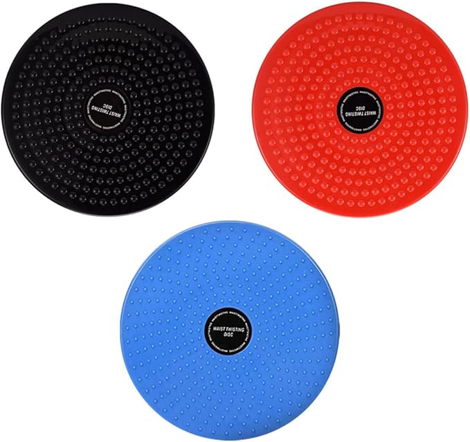 Twist Board for Exercise 9.6 Inch Large Non-slip Safety Wobble Board Waist Twisting Disc for Women Men Slimming and Strengthening Abdominal & Stomach Exercise Equipment At Home,Sports