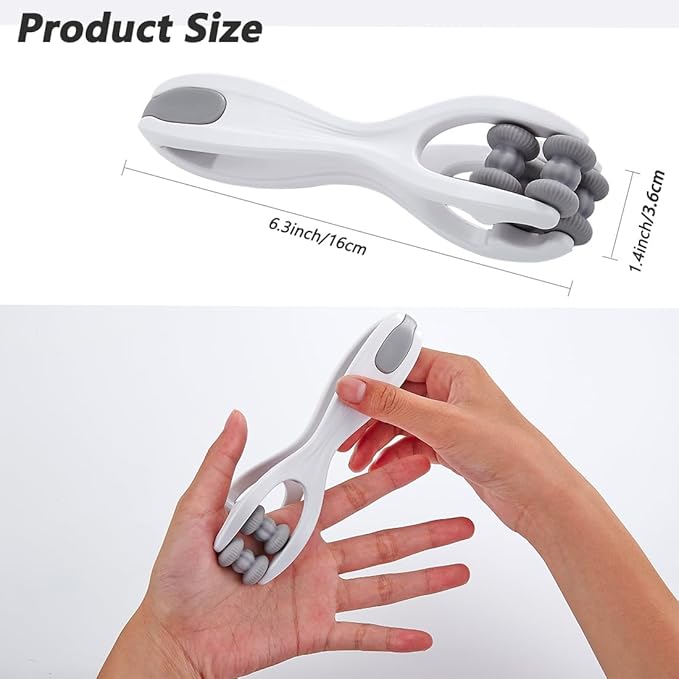Finger Massage Tools for Finger Hand Massage, Hand Massager for Arthritis and Carpal Tunnel, Silicone Massage Roller for Hands, Palm & Wrist