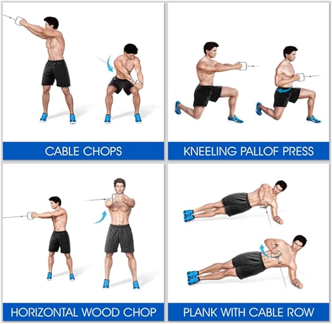 D Handle Pull Down Cable Attachment Set Tricep Grip Pulley Exercise Handles for Home Gym Strength Training Equipment